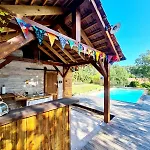 La Roulotte Du Coustal, Cajarc, Lot Luksusowy namiot
