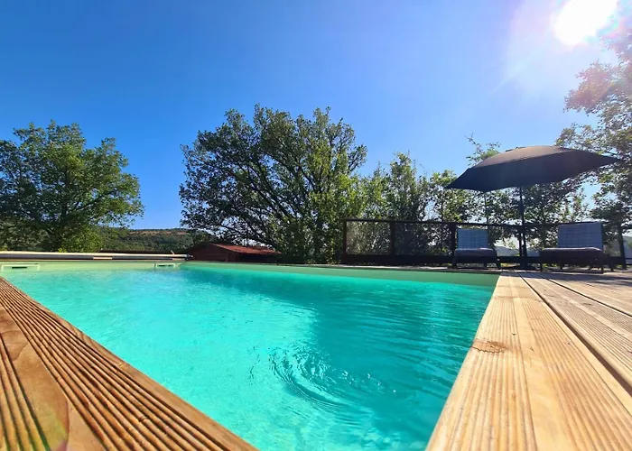 La Roulotte Du Coustal, Cajarc, Lot Luksustelt *