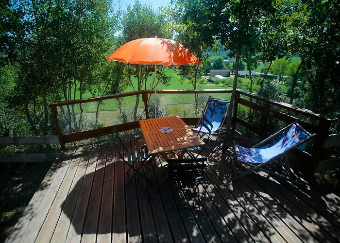 Luksustelt La Roulotte Du Coustal, Cajarc, Lot