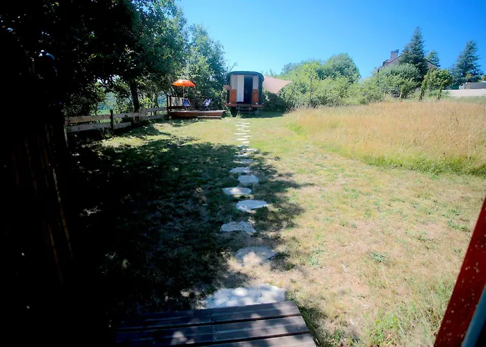 La Roulotte Du Coustal, Cajarc, Lot Luksustelt *